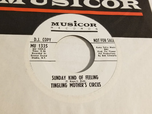 The Tingling Mother's Circus : Sunday Kind Of Feeling / Positively Negative (7", Promo)