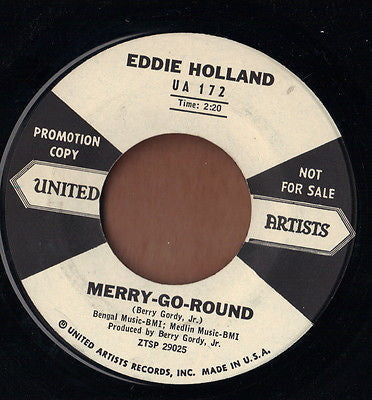 Edward Holland, Jr. : Merry-Go-Round (7", Single, Promo)