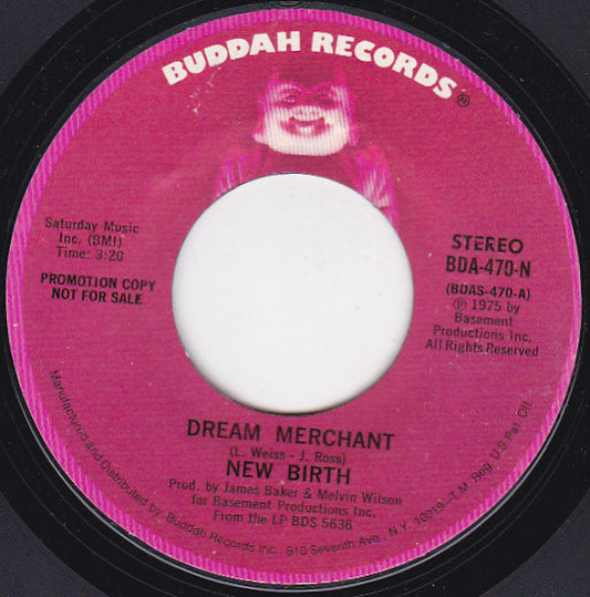 New Birth : Dream Merchant  (7", Single, Promo)