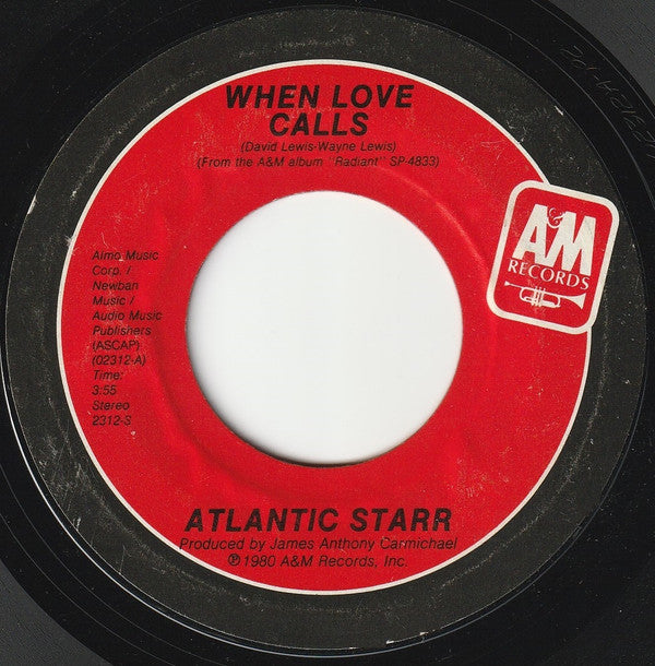 Atlantic Starr : When Love Calls (7")