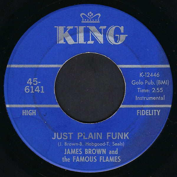 James Brown & The Famous Flames : I Guess I'll Have To Cry, Cry, Cry (7", Single)