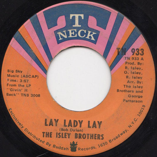 The Isley Brothers : Lay Lady Lay / Vacuum Cleaner (7", Single)