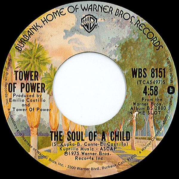 Tower Of Power : Treat Me Like Your Man / The Soul Of A Child (7", Single)