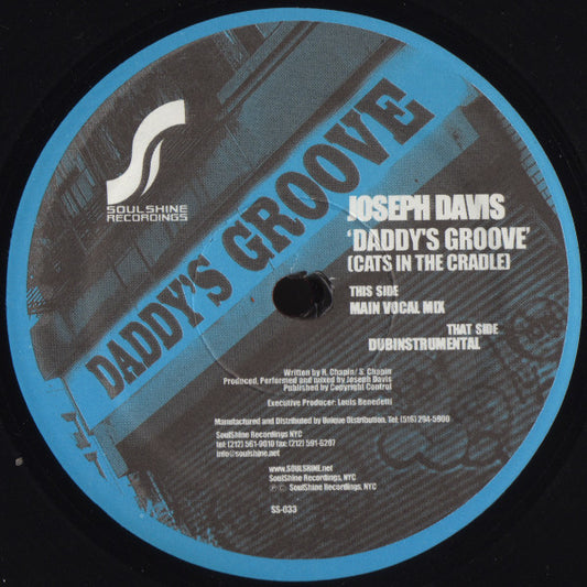 Joseph Davis : Daddy's Groove (Cats In The Cradle) (12")