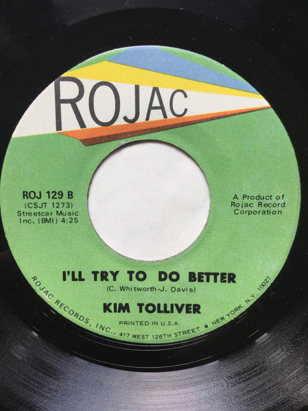 Kim Tolliver : Let Them Talk (7")