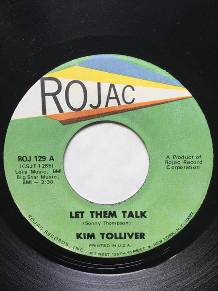 Kim Tolliver : Let Them Talk (7")