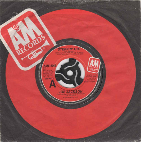Joe Jackson : Steppin' Out (7", Single, Lar)