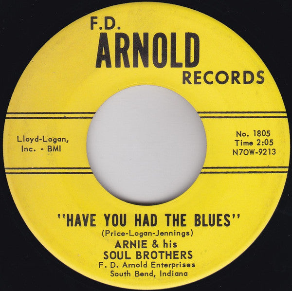 Arnie And His Soul Brothers : Untwist / Have You Had The Blues (7", Single)