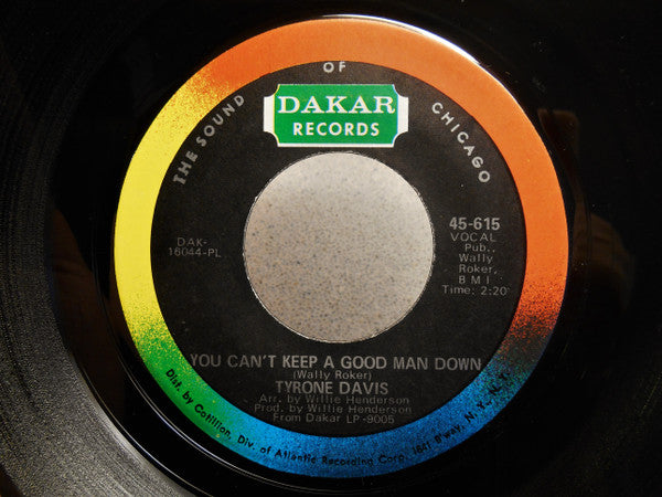 Tyrone Davis : You Can't Keep A Good Man Down / If I Didn't Love You (7", Single)