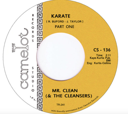 Mr. Clean And The Cleansers : Karate (7", Single, RE)