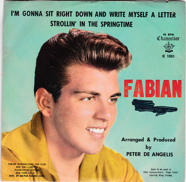 Fabian (6) : Strollin' In The Springtime (7", Single)