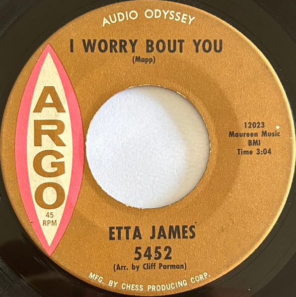 Etta James : Two Sides (To Every Story) / I Worry Bout You  (7", Single)