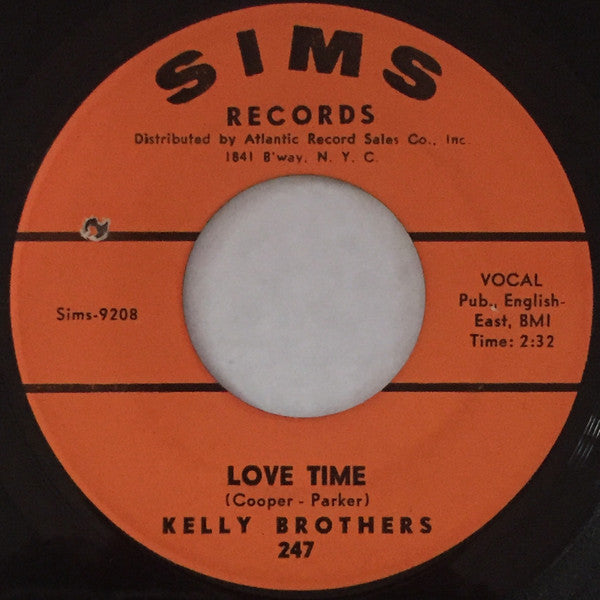 The Kelly Brothers : Love Time / First Step Down (7", Single)