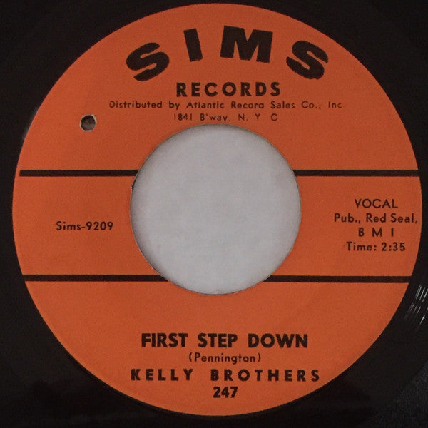 The Kelly Brothers : Love Time / First Step Down (7", Single)