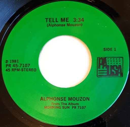 Alphonse Mouzon : Tell Me (7", Single)