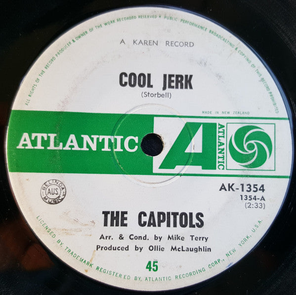 The Capitols : Cool Jerk / Hello Stranger (7", Single, Mono)