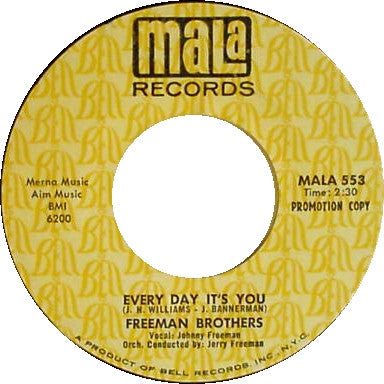 Freeman Brothers : I'm Counting On You / Every Day It's You (7", Single, Promo)