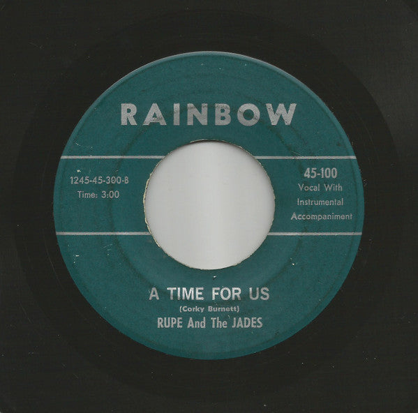 Rupe Howard & The Jades : Listen To Me / A Time For Us (7", Single, Mono)