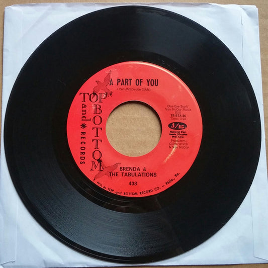 Brenda & The Tabulations : A Part Of You (7", Single)