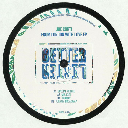 Joe Corti : From London With Love EP (12", EP)