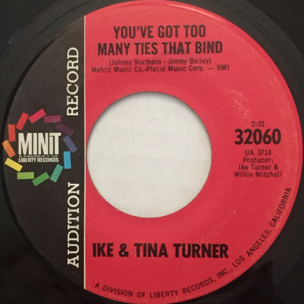 Ike & Tina Turner : I'm Gonna Do All I Can (To Do Right By My Man) (7", Single, Promo)