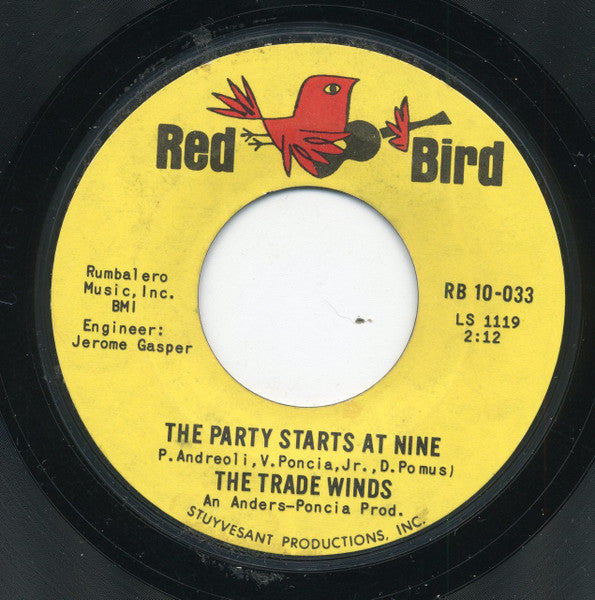 The Trade Winds : Summertime Girl / The Party Starts At Nine (7", Styrene)