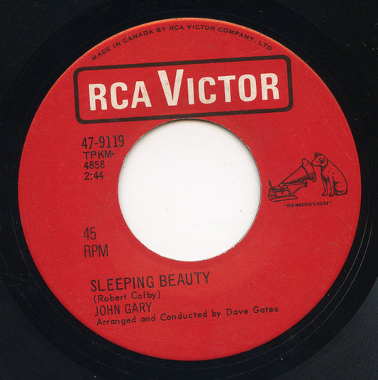 John Gary : Sleeping Beauty / Hang On To Me (7", Single)