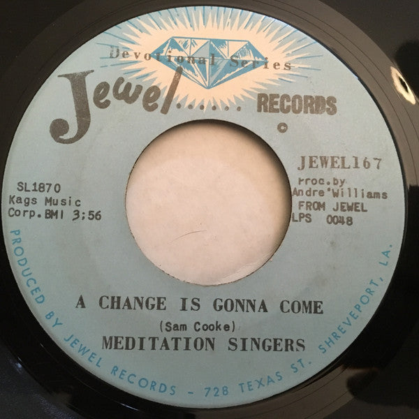 The Meditation Singers : Getting High On The Lord / A Change Is Gonna Come (7", Single)