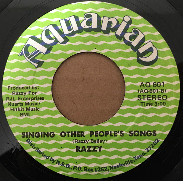 Razzy And The Neighborhood Kids / Razzy Bailey : I Hate Hate / Singing Other People's Songs (7", Single)