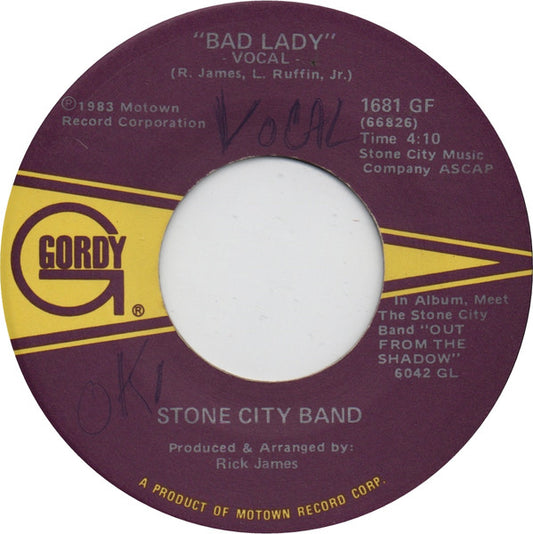 Stone City Band : Bad Lady (7", Single)
