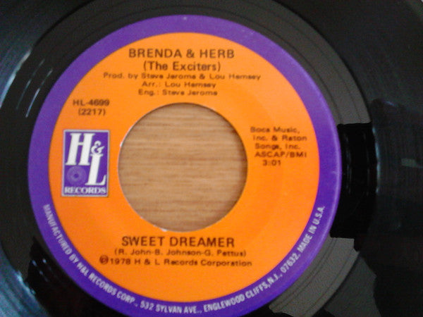 Brenda & Herb : Tonight I'm Gonna Make You A Star (7")