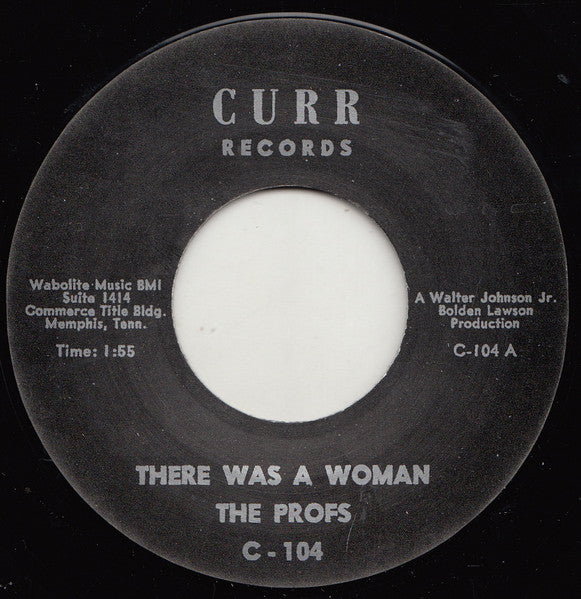 The Profs : There Was A Woman / Look At You (7", Single, RE)