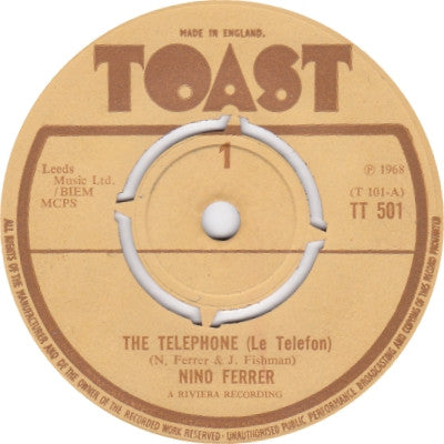 Nino Ferrer : The Telephone (Le Téléfon) / Lookin' For A Girl (Je Cherche Une Petite Fille) (7", Single)