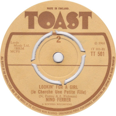 Nino Ferrer : The Telephone (Le Téléfon) / Lookin' For A Girl (Je Cherche Une Petite Fille) (7", Single)