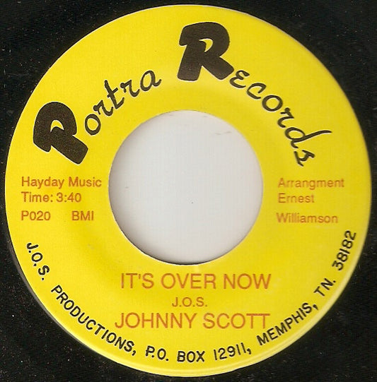 Johnny Scott : It's Over Now (7")