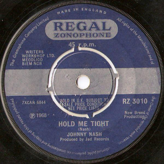 Johnny Nash : Hold Me Tight (7", Single, 4 P)