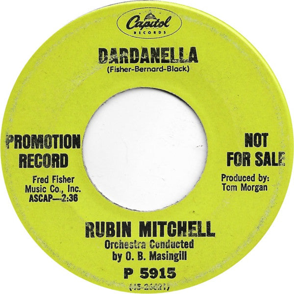 Rubin Mitchell : Dardanella (7", Promo)