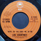 Lou Courtney : What Do You Want Me To Do / Beware (7", Single)