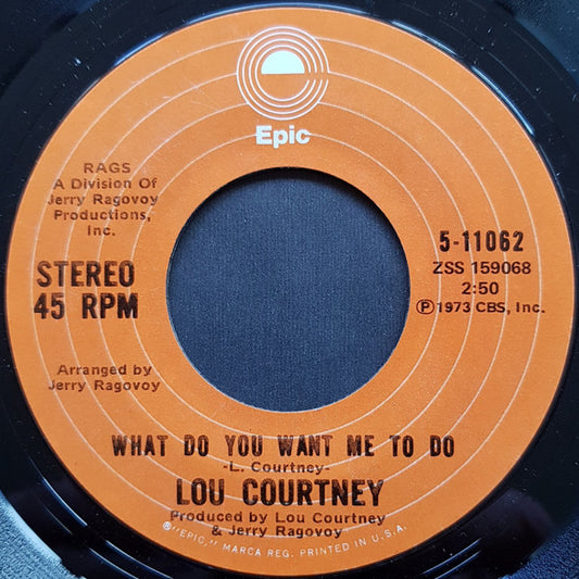 Lou Courtney : What Do You Want Me To Do / Beware (7", Single)