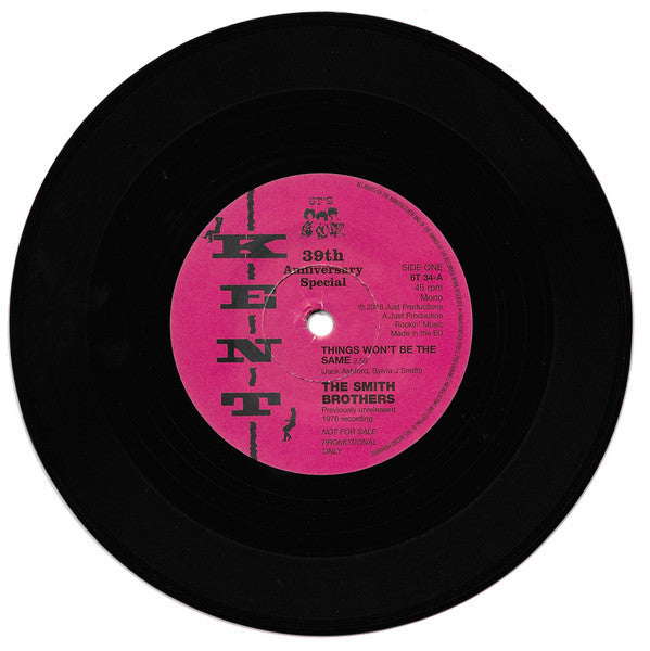 The Smith Brothers  /  Simon Barbee : Things Won't Be The Same / The Wind (7", Ltd, Promo)