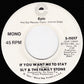 Sly & The Family Stone : If You Want Me To Stay (7", Single, Mono, Promo)