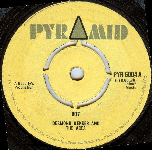 Desmond Dekker And The Aces* / Roland Alphonso And The Beverly's All Stars* : 007 / El Toro (7", Single, 4 P)