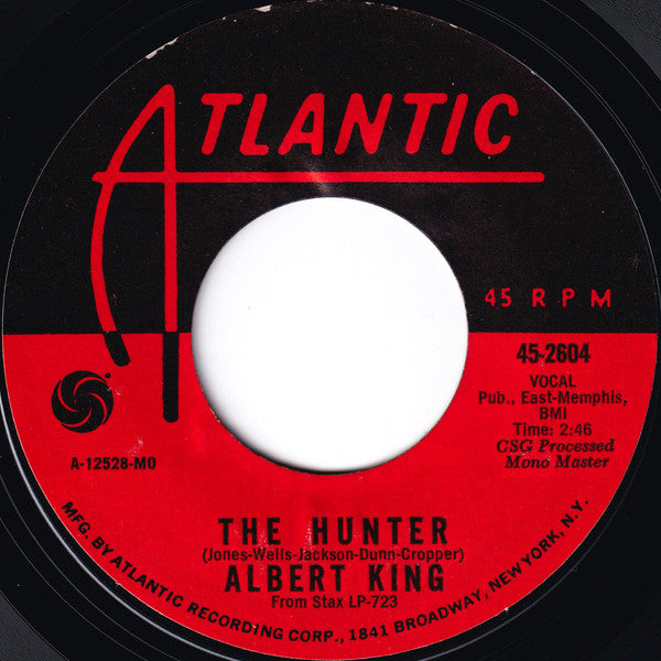 Albert King : The Hunter / As The Years Go Passing By (7", Single, Mono, Styrene, MO )