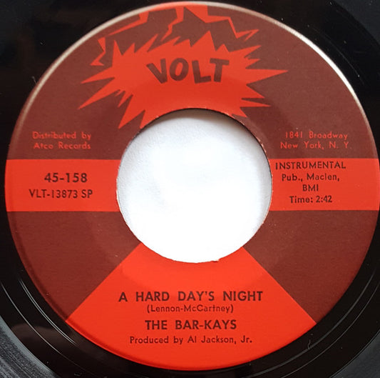 Bar-Kays : A Hard Day's Night / I Want Someone (7", Single, Spe)