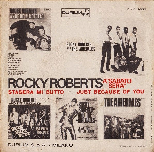 Rocky Roberts : Stasera Mi Butto (7")