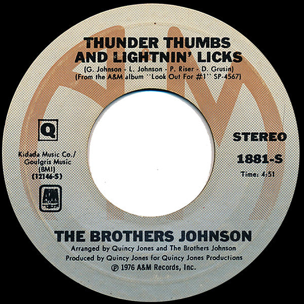 Brothers Johnson : Free And Single (7", Single, Styrene, Ter)