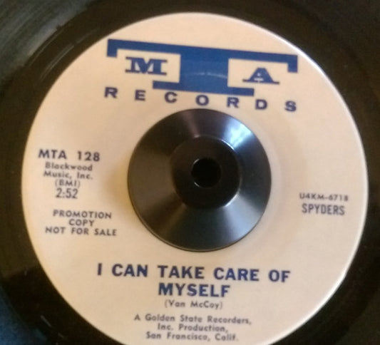 Spyders : I Can Take Care Of Myself / Make Up Your Mind (7", Single, Promo)