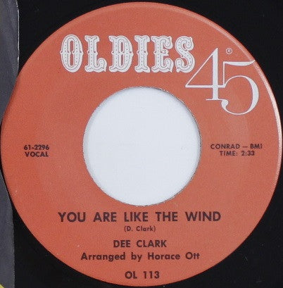 Gladys Knight And The Pips / Dee Clark : Operator / You Are Like The Wind (7", Single)