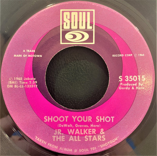 Jr. Walker & The All Stars* : (I'm A) Road Runner (7", Single, Mono, RP)