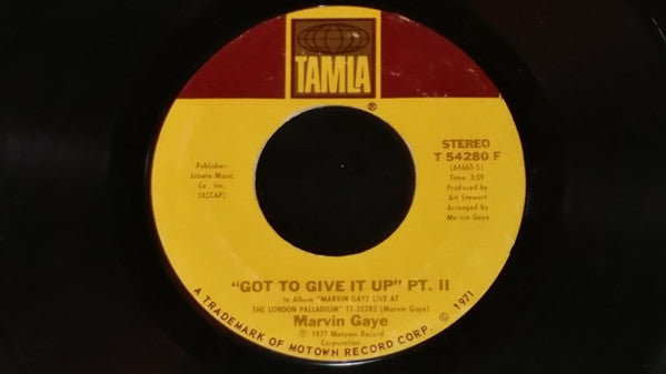 Marvin Gaye : Got To Give It Up (7", Single)